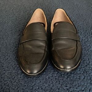 Franco Sarto Black Loafers